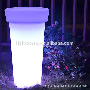 LED Glow flower pot/ large outdoor planter/decoration vase